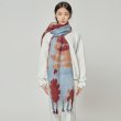 画像2: Unisex tassel shawl muffler Scarves　男女兼用 ユニセックスリーフタッセルマフラー スカーフ (2)