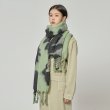 画像4: Unisex tassel shawl muffler Scarves　男女兼用 ユニセックスリーフタッセルマフラー スカーフ (4)