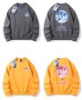 画像8: NASA x Moon x Astronaut joint  print sweatshirt 　ユニセックス 男女兼用 ナサ×ムーン×宇宙飛行士プリントスウェット トレーナープルオーバ  (8)