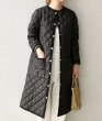 画像9:  Padded down quilted long coat　 中綿ダウンキルティングロングコートジャケット  (9)