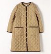 画像2:  Padded down quilted long coat　 中綿ダウンキルティングロングコートジャケット  (2)