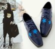 画像3: new star platform lace-up square head loafers pumps　スター星プラットフォームフラットレースアップパンプス (3)