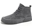 画像7: Men's leather high-top lace-updesert boots sneakers 　ユニセックス男女兼用レザームハイカットレースアップデザートブーツマーティンブーツ (7)