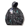 画像5: Nasa x little evil devil face down  jacket blouson　ユニセッ クス男女兼用ナサ×little evil devil face×スマイルグラフィックダウンジャケットスタジアムジャンパー スタジャン ジャケットブルゾンバイカージャケット (5)