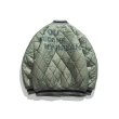 画像6: Rhombus-shaped quilted light down jacket baseball uniform jacket blouson　ユニセッ クス男女兼用キルティングライトダウンジャケットスタジアムジャンパー スタジャン ブルゾンバイカージャケット (6)