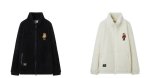 画像10: bear embroidery fleece faux fur Jacket coat  男女兼用ユニセックスベア熊刺繍フリースファージャケット ブルゾン (10)