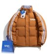 画像4: simple NASA logo 2 lines Down jacket baseball uniform jacket blouson　ユニセッ クス男女兼用シンプルNASAナサロゴ 2本ラインダウンジャケットジャケットスタジアムジャンパー スタジャン ブルゾンバイカージャケット (4)