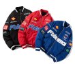 画像2: NASA joint colorful emblem jacket baseball uniform jacket blouson　ユニセッ クス男女兼用NASAナサ×カラフルエンブレムジャケットスタジアムジャンパー スタジャン ブルゾンバイカージャケット (2)