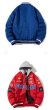 画像10: NASA joint colorful emblem jacket baseball uniform jacket blouson　ユニセッ クス男女兼用NASAナサ×カラフルエンブレムジャケットスタジアムジャンパー スタジャン ブルゾンバイカージャケット (10)