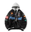 画像3: NASA joint colorful emblem jacket baseball uniform jacket blouson　ユニセッ クス男女兼用NASAナサ×カラフルエンブレムジャケットスタジアムジャンパー スタジャン ブルゾンバイカージャケット (3)