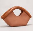 画像12: Cotton-filled soft fan-shaped braided  tote clutch  Bag　コットン入りハンドル扇型ファンシェイプトートクラッチバッグ (12)