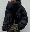 画像7: down snap collar down  jacket coat   ダウン厚いスナップ襟 ジャケット コート (7)