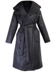 画像1: down hooded long coat Jacket　ダウンロング フーディーコート ジャケット (1)
