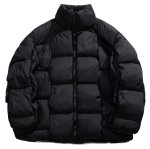 画像2: braided cross down jacket 　 男女兼用ユニセックスダウンクロス編み込み ジャケット コート (2)