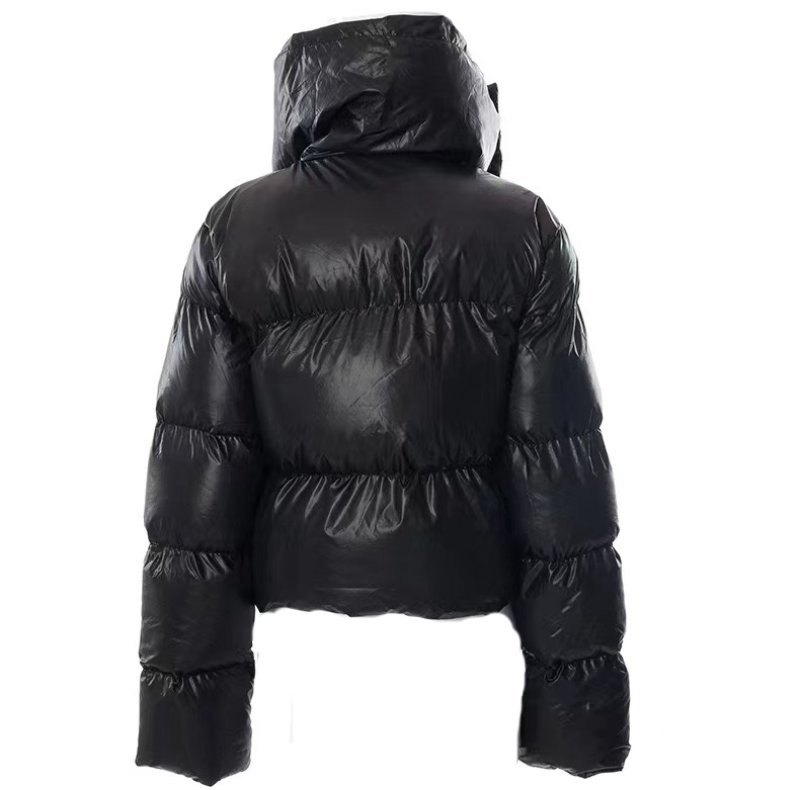 画像11: down snap collar down  jacket coat   ダウン厚いスナップ襟 ジャケット コート (11)