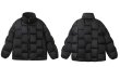 画像10: braided cross down jacket 　 男女兼用ユニセックスダウンクロス編み込み ジャケット コート (10)