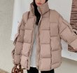 画像6: braided cross down jacket 　 男女兼用ユニセックスダウンクロス編み込み ジャケット コート (6)