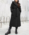 画像4: down hooded long coat Jacket　ダウンロング フーディーコート ジャケット (4)