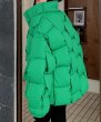 画像13: braided cross down jacket 　 男女兼用ユニセックスダウンクロス編み込み ジャケット コート (13)