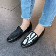 画像6: harako flat loafer flat pumps　パテントレザーハラコフラットパンプス (6)