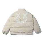 画像9: 22 kaws embroidery pilot jacketembroidery oversize baseball uniform Down jacket BASEBALL JACKET  blouson windbreaker ユニセックス 男女兼用カウズ刺繍 ダウン 中綿入りジャケット パイロットジャケットスタジアムジャンパー スタジャン MA-1 ボンバー ジャケット ブルゾン (9)