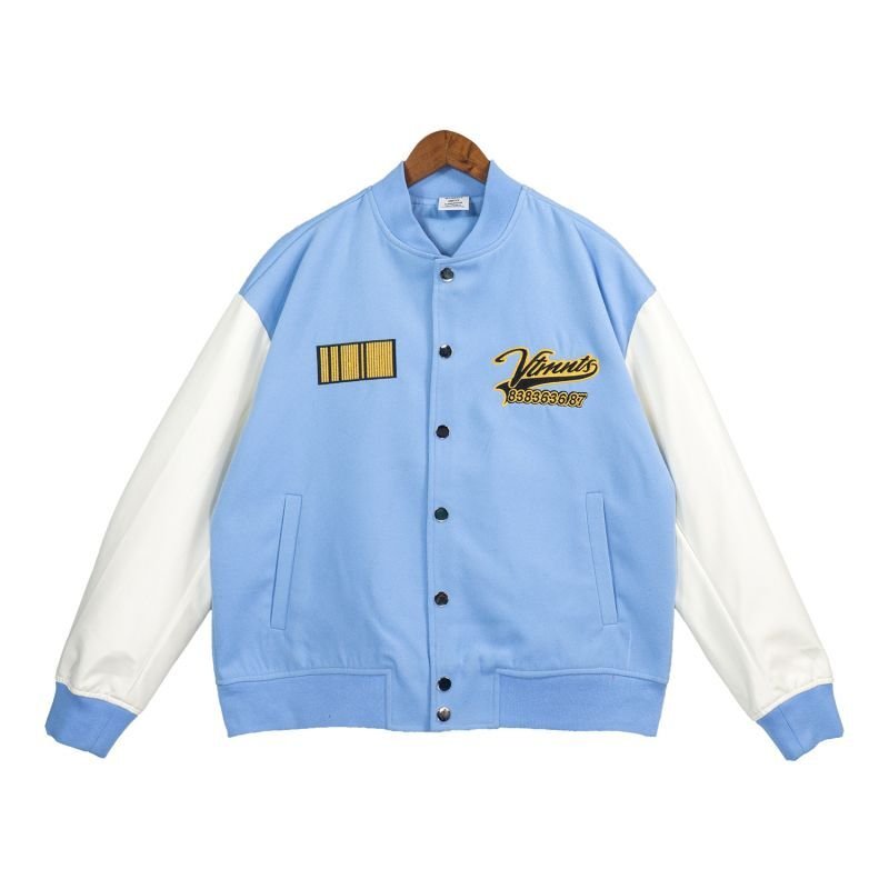 画像4: YTMNTS logo print jacket baseball uniform jacket blouson ユニセッ クス男女兼用YTMNTSロゴジャケットスタジアムジャンパー スタジャン ブルゾンバイカージャケット (4)