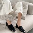 画像2: harako flat loafer flat pumps　パテントレザーハラコフラットパンプス (2)