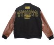 画像2: YTMNTS logo print jacket baseball uniform jacket blouson　ユニセッ クス男女兼用YTMNTSロゴジャケットスタジアムジャンパー スタジャン ブルゾンバイカージャケット (2)