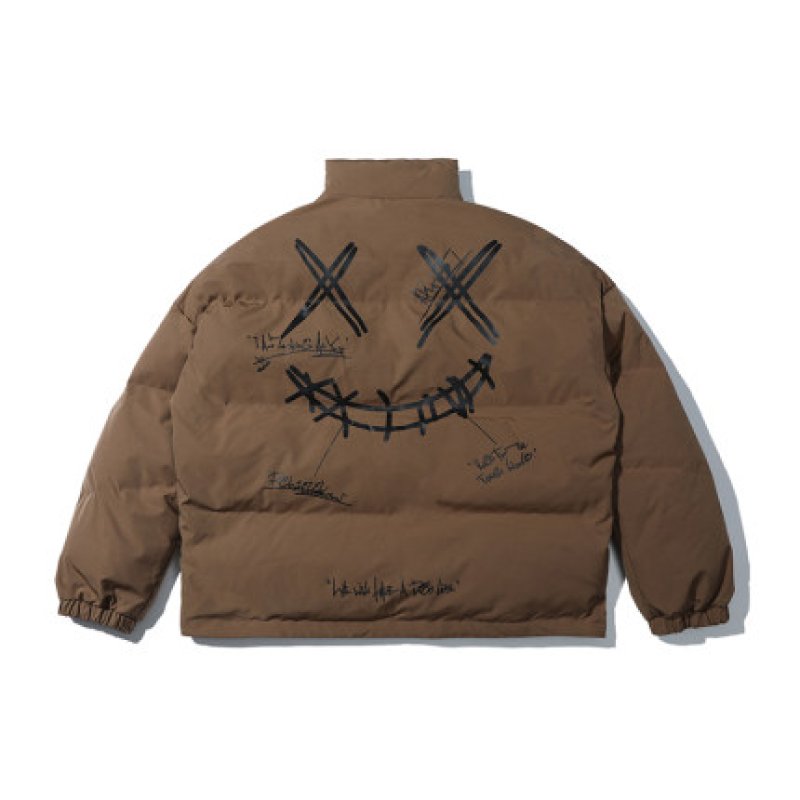 画像7: 22 kaws embroidery pilot jacketembroidery oversize baseball uniform Down jacket BASEBALL JACKET  blouson windbreaker ユニセックス 男女兼用カウズ刺繍 ダウン 中綿入りジャケット パイロットジャケットスタジアムジャンパー スタジャン MA-1 ボンバー ジャケット ブルゾン (7)