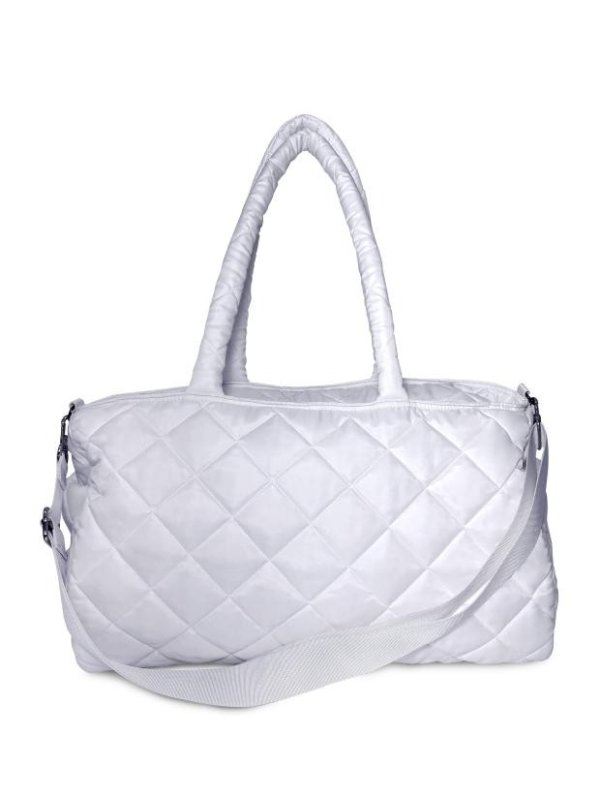画像3: quilted paint tote shoulder Boston bag ユニセックス男女兼用キルティングペイントトートショルダーボストンバッグ (3)