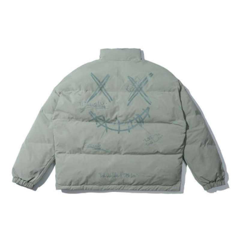 画像8: 22 kaws embroidery pilot jacketembroidery oversize baseball uniform Down jacket BASEBALL JACKET  blouson windbreaker ユニセックス 男女兼用カウズ刺繍 ダウン 中綿入りジャケット パイロットジャケットスタジアムジャンパー スタジャン MA-1 ボンバー ジャケット ブルゾン (8)