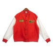 画像5: YTMNTS logo print jacket baseball uniform jacket blouson　ユニセッ クス男女兼用YTMNTSロゴジャケットスタジアムジャンパー スタジャン ブルゾンバイカージャケット (5)