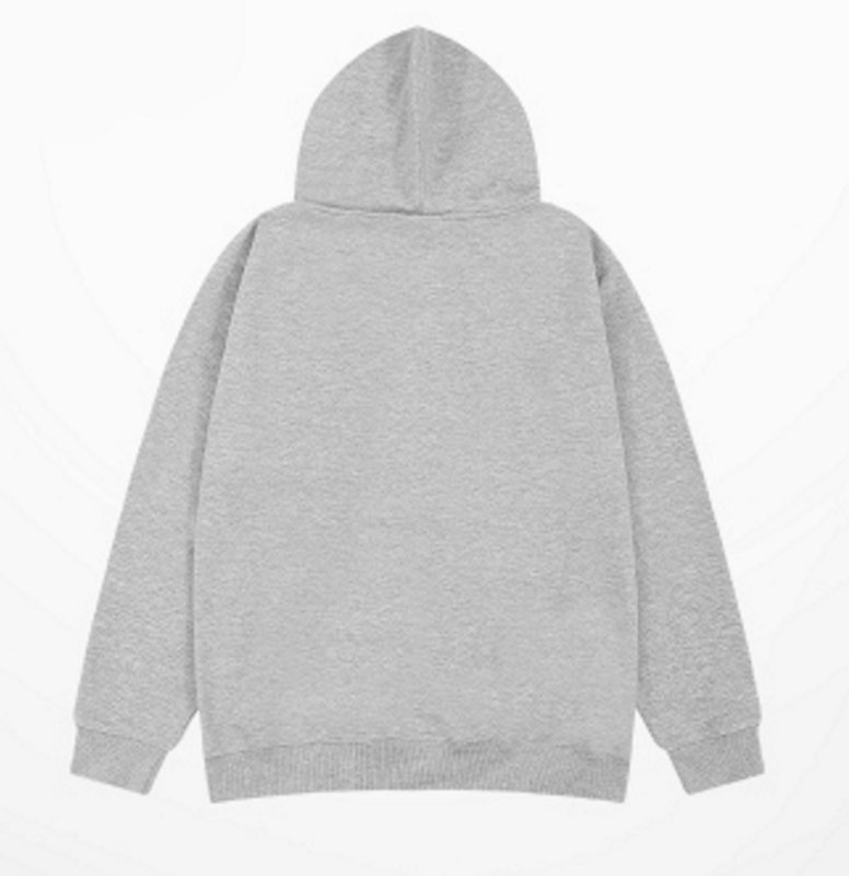 画像2: panda print zip up hoodie sweater  ユニセックス 男女兼用 パンダプリント フーディスウェットパーカー (2)