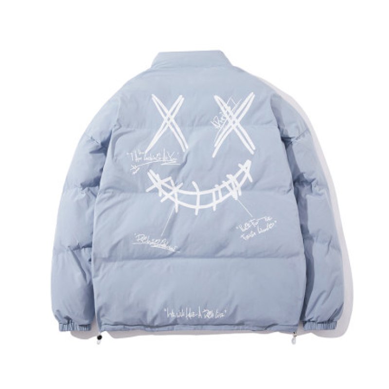 画像3: 22 kaws embroidery pilot jacketembroidery oversize baseball uniform Down jacket BASEBALL JACKET  blouson windbreaker ユニセックス 男女兼用カウズ刺繍 ダウン 中綿入りジャケット パイロットジャケットスタジアムジャンパー スタジャン MA-1 ボンバー ジャケット ブルゾン (3)