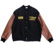 画像6: YTMNTS logo print jacket baseball uniform jacket blouson　ユニセッ クス男女兼用YTMNTSロゴジャケットスタジアムジャンパー スタジャン ブルゾンバイカージャケット (6)