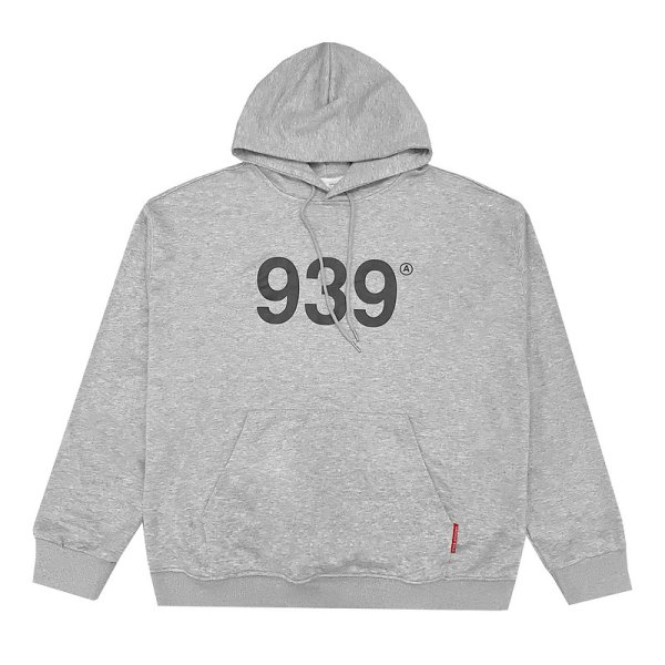 画像1: Unisex 939 logo Sweat Hoodie 男女兼用 ユニセックス 939ロゴ スウェット フーディー パーカー (1)