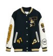 画像3: 22 TWBEAR Bear embroidery BASEBALL JACKET baseball uniform jacket blouson  ユニセックス 男女兼用 ベア 熊 刺繍 スタジアムジャンパー スタジャン MA-1 ボンバー ジャケット ブルゾン (3)