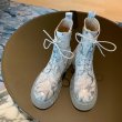 画像8: Woman's lace-up leather PAINTmartin boots　男女兼用ユニセックスレースアップレザーペイントブーツ (8)