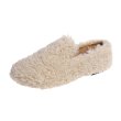 画像1: heightened lamb wool flat pumps　ラムウールモコモコフラットパンプス (1)