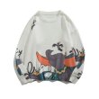 画像4: Snoopy & Dumbo Long Sleeve round neck Sweater ユニセックス男女兼用 スヌーピー ダンボ セーター プルオーバー (4)