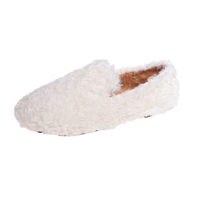 画像3: heightened lamb wool flat pumps　ラムウールモコモコフラットパンプス (3)