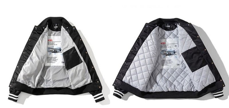 画像12:  MLB NY New York Yankees Monogram MA-1 Jumper jacket baseball uniform jacket blouson　ユニセッ クス男女兼用MLB NYニューヨークヤンキースモノグラム MA-1ジャンバージャケットスタジアムジャンパー スタジャン ブルゾンバイカージャケット (12)