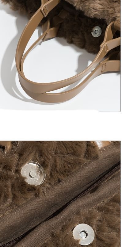 画像5: fur tote bag tote  bag　ファートートバッグ (5)