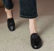 画像4: Flat leather gathered pumps Slip-on 　フラットレザーギャザーパンプス　スリッポン (4)