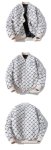 画像9:  MLB NY New York Yankees Monogram MA-1 Jumper jacket baseball uniform jacket blouson　ユニセッ クス男女兼用MLB NYニューヨークヤンキースモノグラム MA-1ジャンバージャケットスタジアムジャンパー スタジャン ブルゾンバイカージャケット (9)