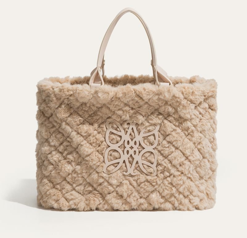 画像2: fur tote bag tote  bag　ファートートバッグ (2)