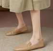 画像5: Flat leather gathered pumps Slip-on 　フラットレザーギャザーパンプス　スリッポン (5)