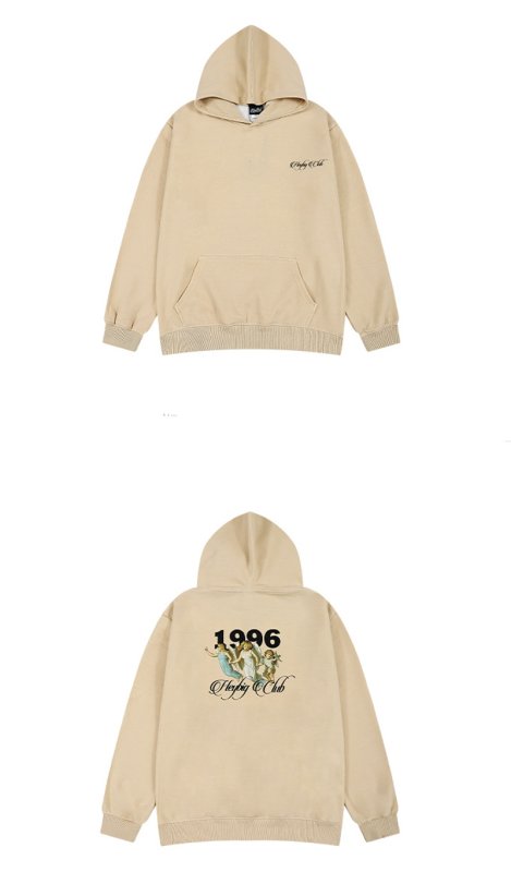 画像3: three angels print hoodiesweater  ユニセックス 男女兼用エンジェルプリント フーディスウェットパーカー (3)