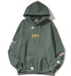 画像1: hand-painted graffiti splash ink hoodiesweater   ユニセックス 男女兼用スプラッシュ インクレタープリント フーディスウェットパーカー (1)