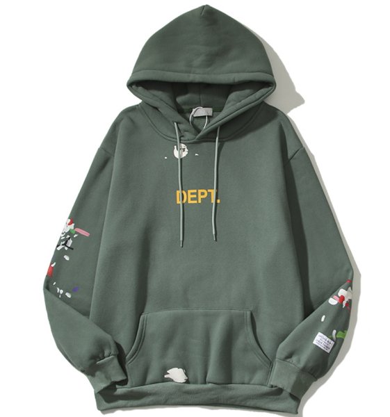 画像1: hand-painted graffiti splash ink hoodiesweater   ユニセックス 男女兼用スプラッシュ インクレタープリント フーディスウェットパーカー (1)